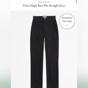 Ultra High Rise 90s Straight jeans